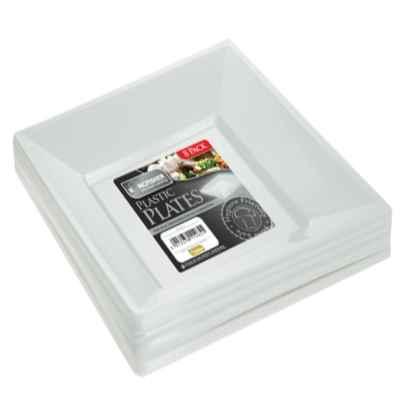 description image for 8PCS SQUARE PLASTIC PLATE (7 INCHES) (1)